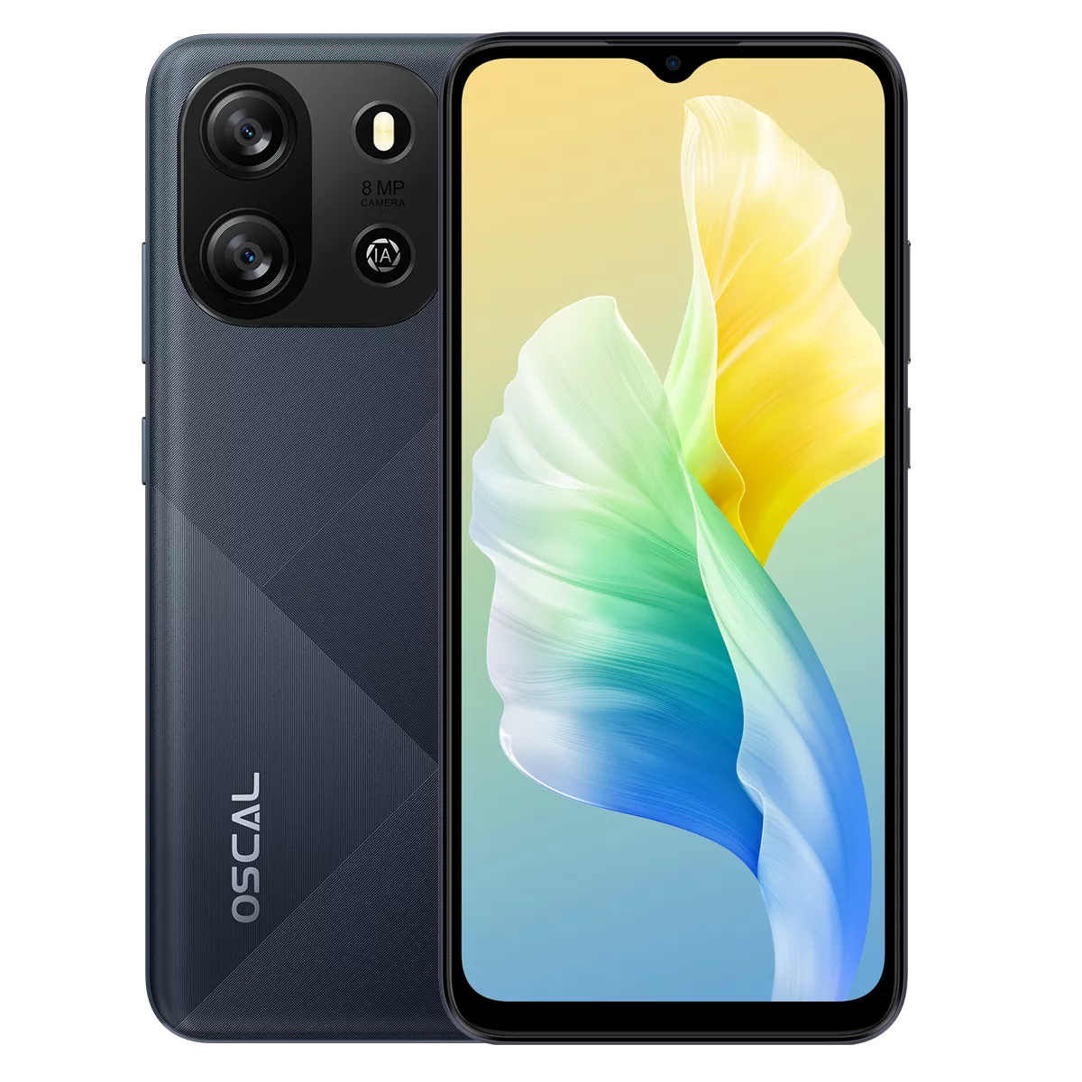 Смартфон OSCAL FLAT 1C чёрный